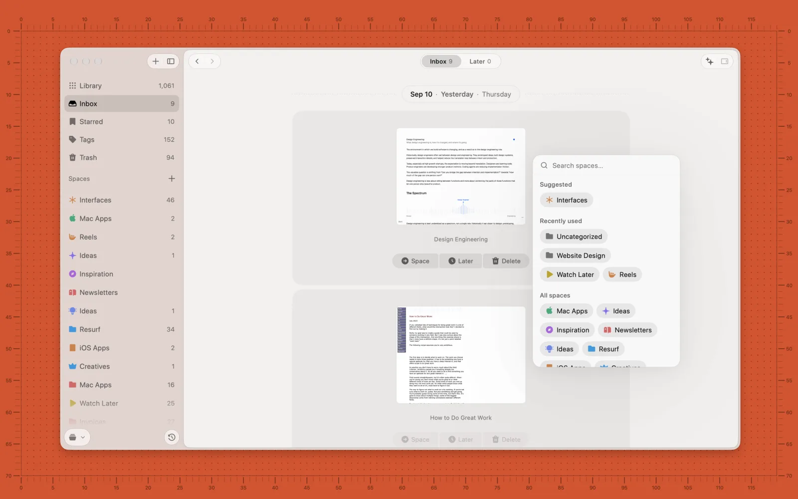 Inbox triage